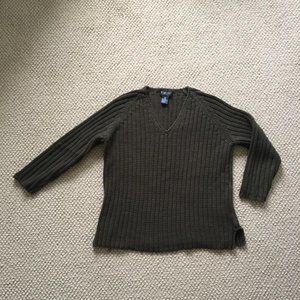 Finity heavy rib cotton sweater